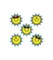 Carson Dellosa 75-Piece Sun Dazzle Stickers for Kids Classroom Pack, Sparkling Sun Classroom Stickers, Perfect for Incentive Charts, Reward Stickers and More (6 Sheets)